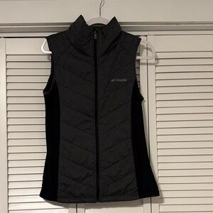 Columbia Charcoal Black Quilted Vest